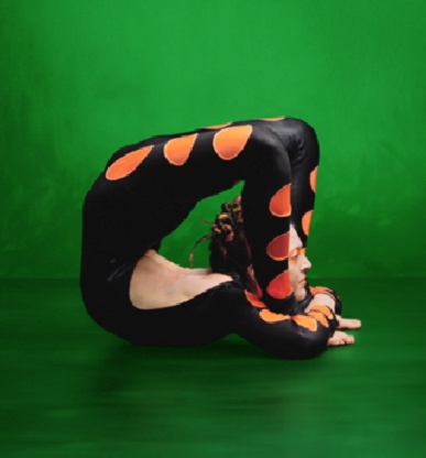 Leslie performs